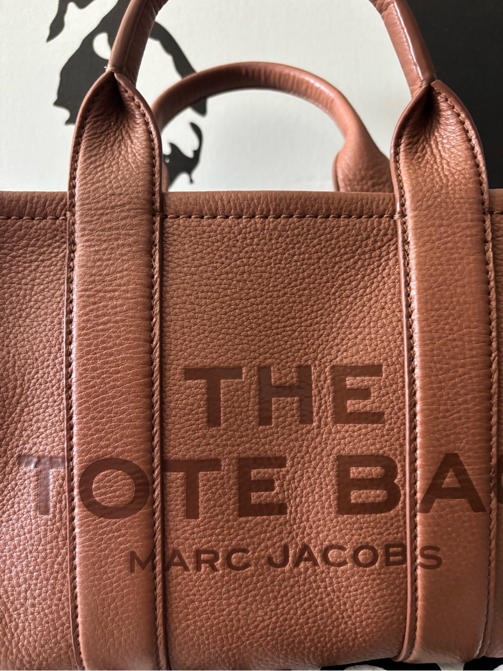 Marc Jacobs The Tote Bag in Chestnut Brown SMALL - Picture 4 of 14